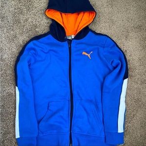 Puma kids zip up hoodie